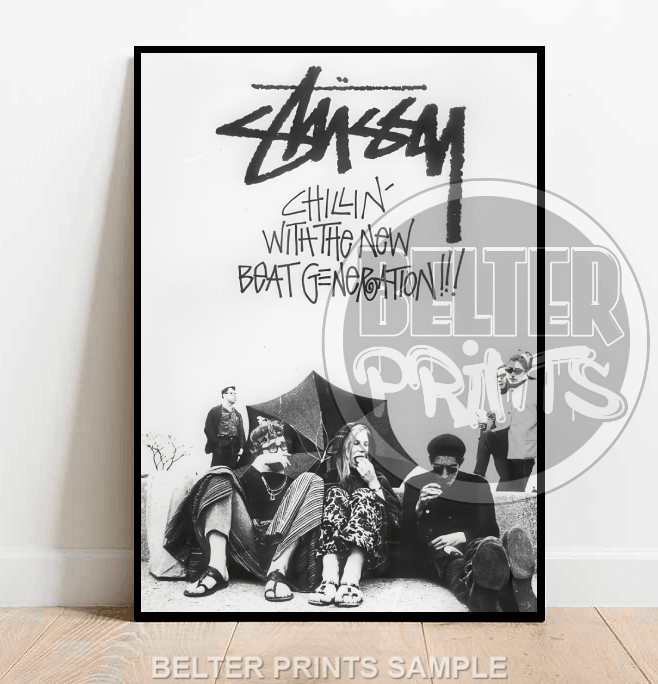 stussy street culture wall art