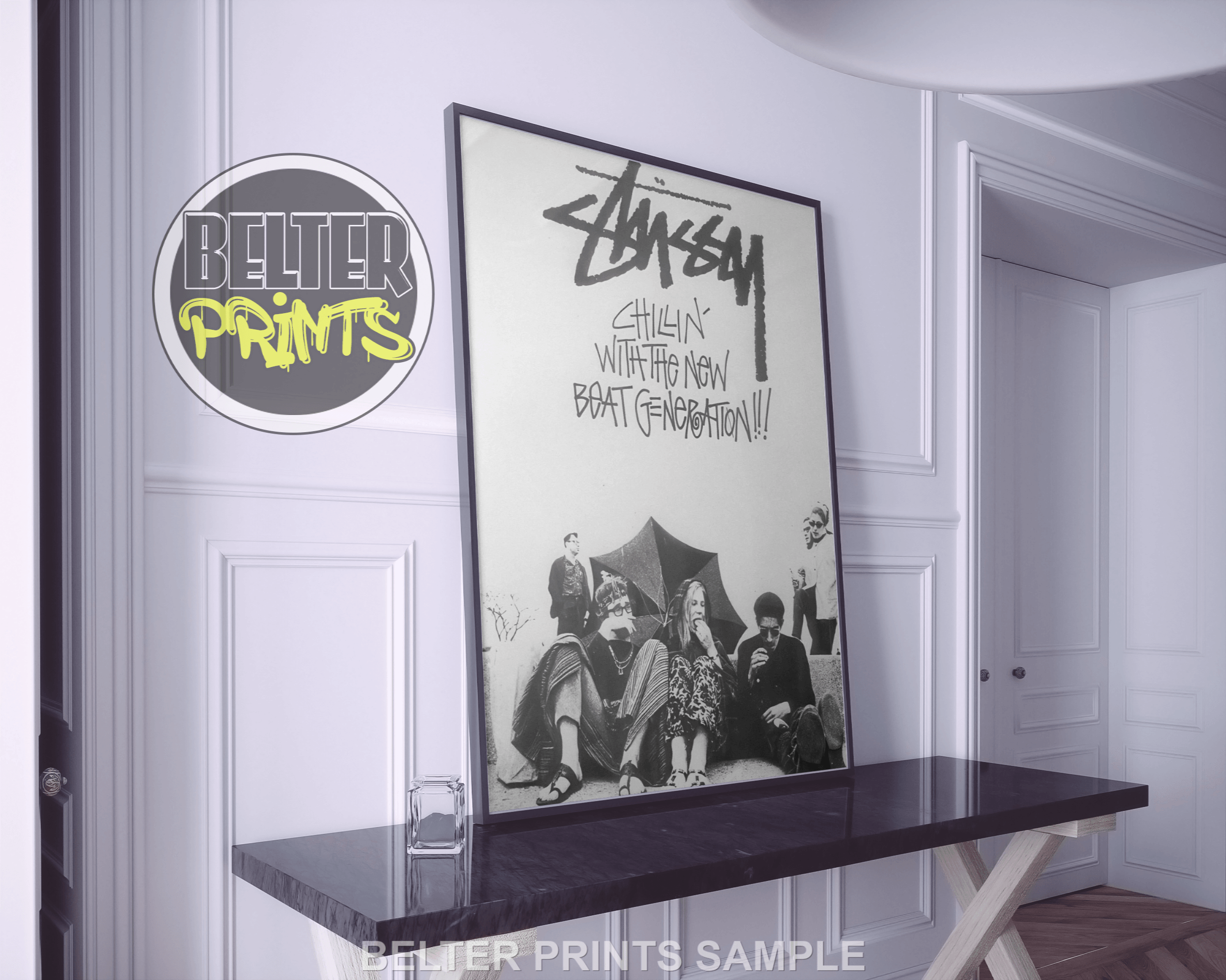 stussy street culture wall art decor