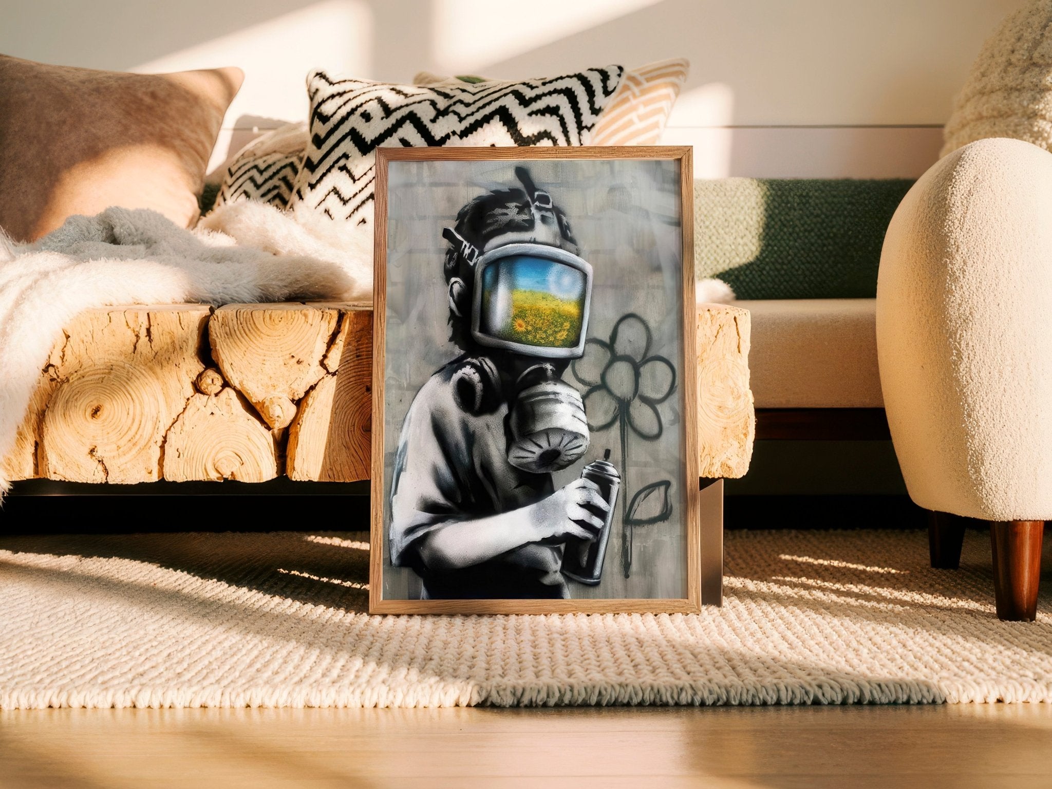 sunflower-reflection-gas-mask-street-art-print
