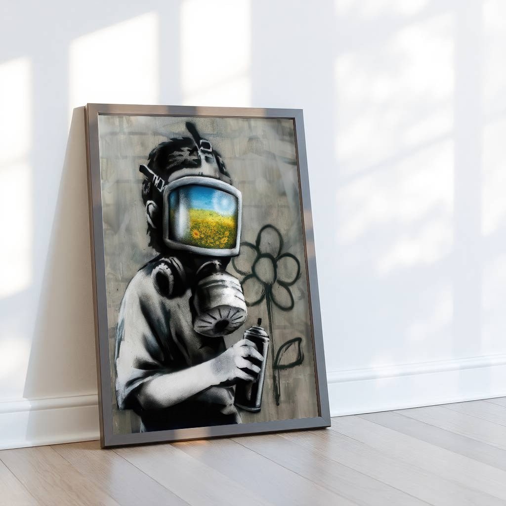 street-art-print-child-gas-mask-graffiti
