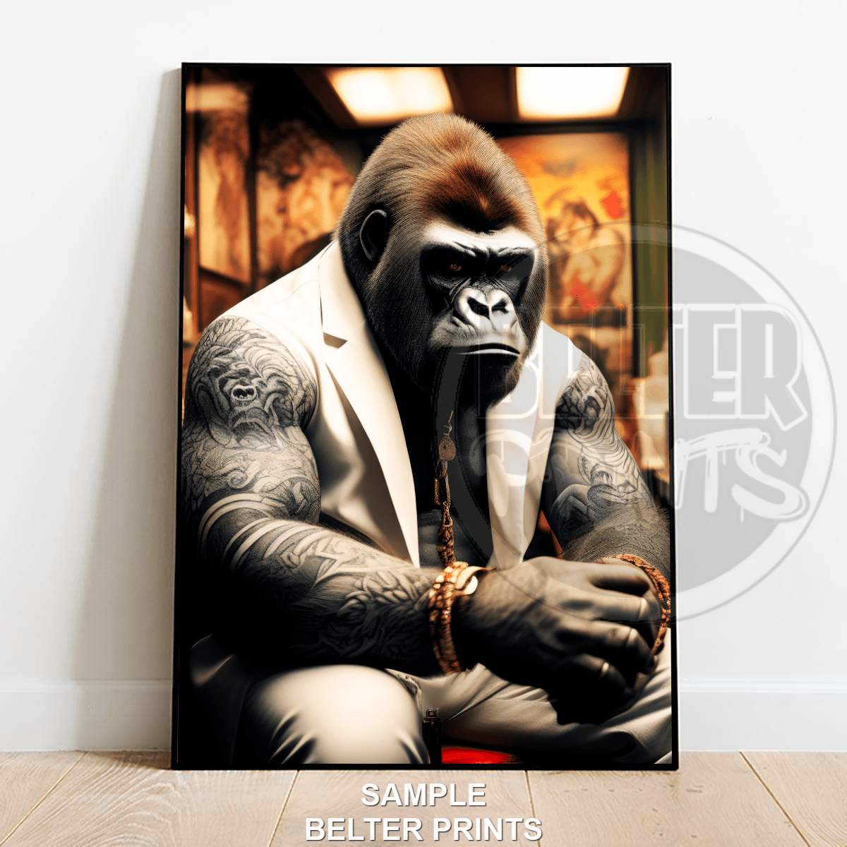 tattooed-gorilla-wall-art-print