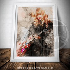 tayler swift watercolour art  decor