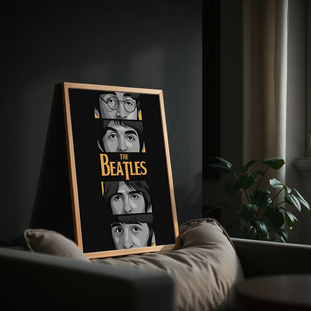 classic-rock-band-the-beatles-canvas-poster