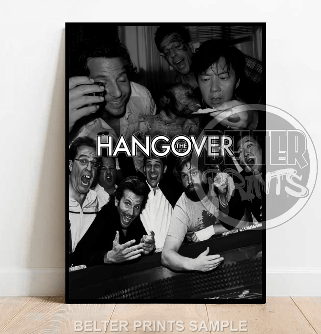 the hangover wall art