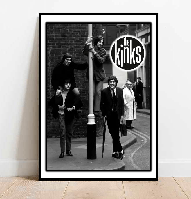 the kinks wall art band print