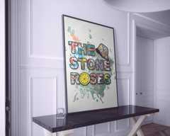 the stone roses wall art print decor