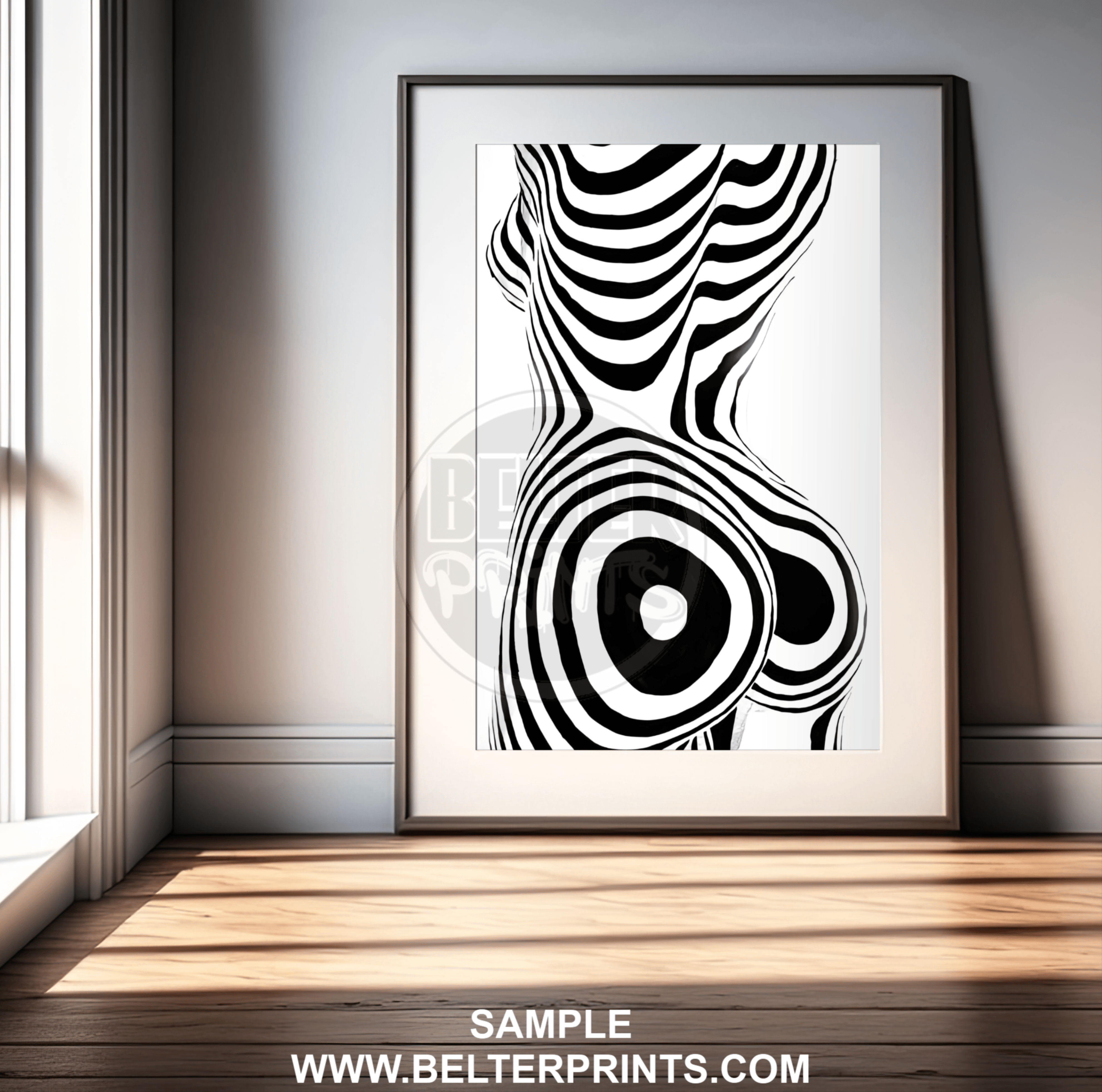 poster-timeless-silhouette-body-figure-black-white-wall-art-print