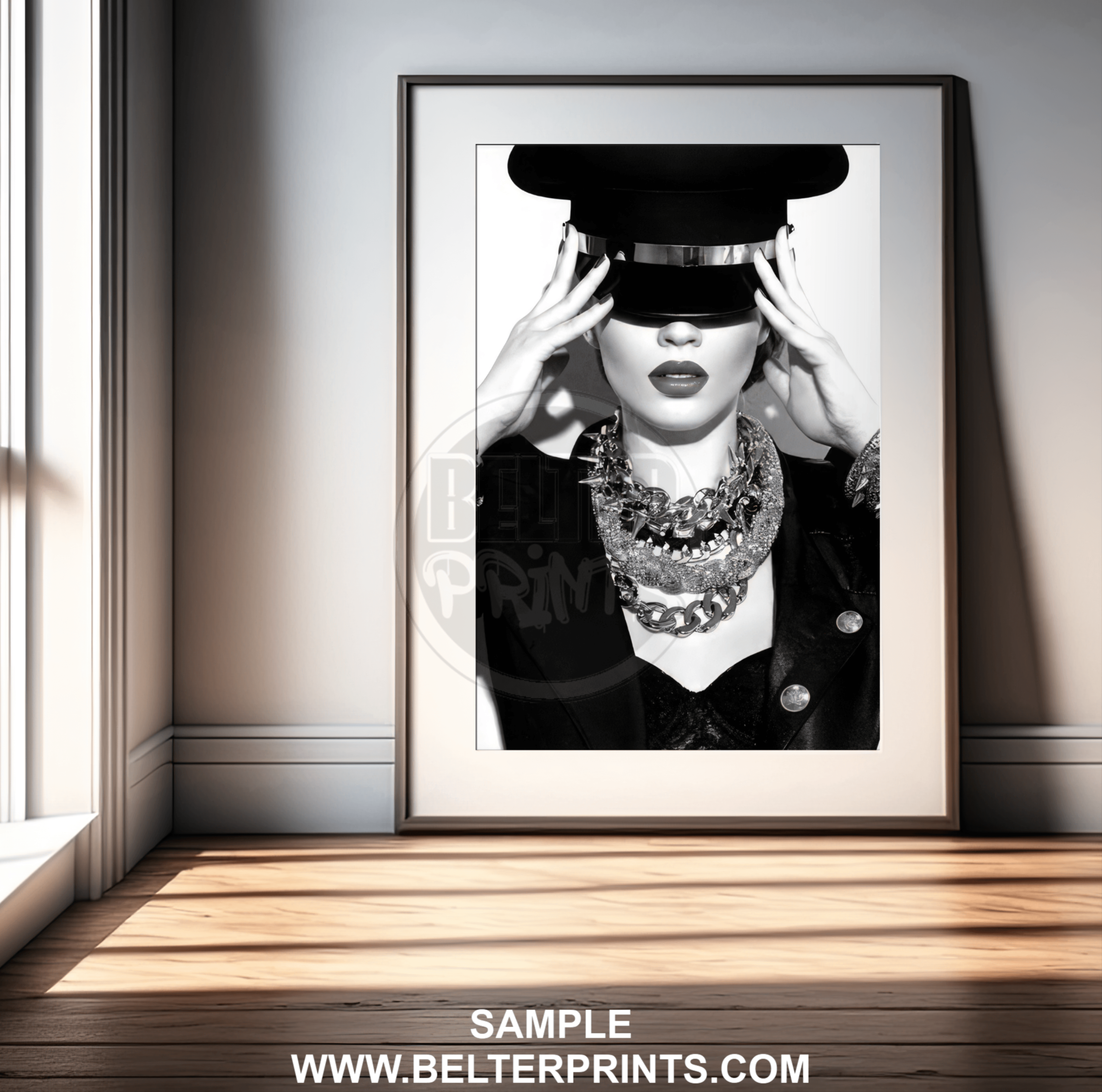 timeless-sophistication-fashion-woman-hat-wall-art-print-poster