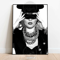 timeless-sophistication-fashion-woman-hat-wall-art-print