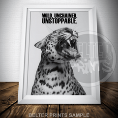 unstoppable-leopard-roar-typography-wall-art-print-poster