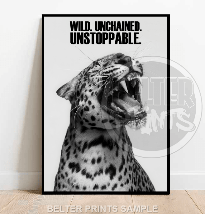 unstoppable-leopard-roar-typography-wall-art-print