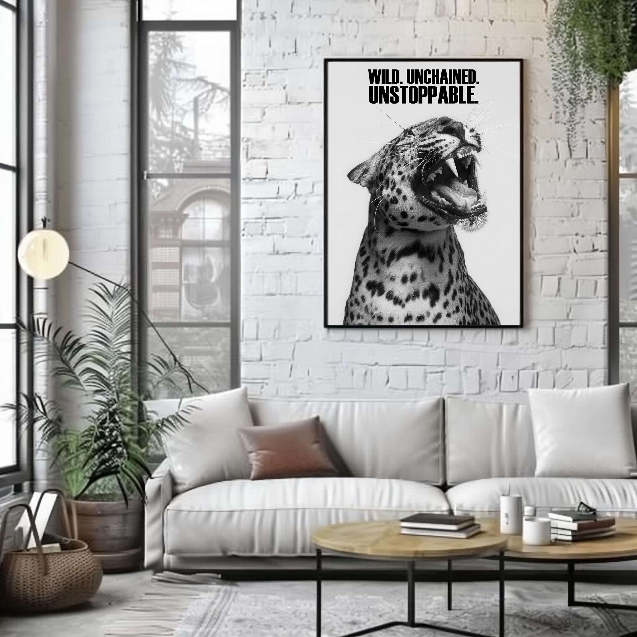large-leopard-motivational-wall-art-print-black-and-white-poster