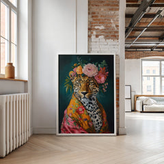 leopard-wall-print-boho-floral-animal-art