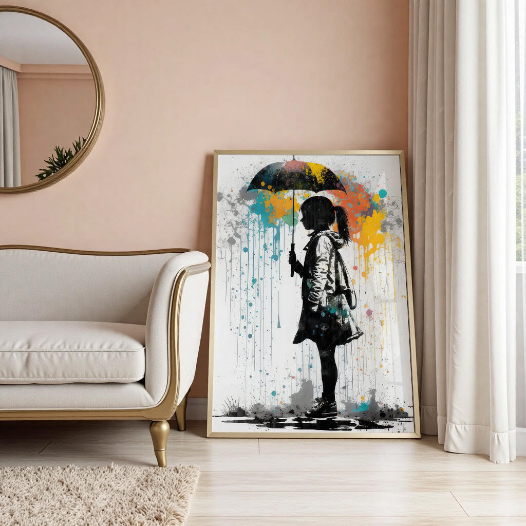 urban-banksy-inspired-shield-of-colour-wall-art