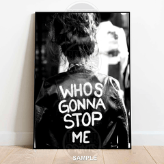 whos-gonna-stop-me-leather-jacket-woman-wall-art-print