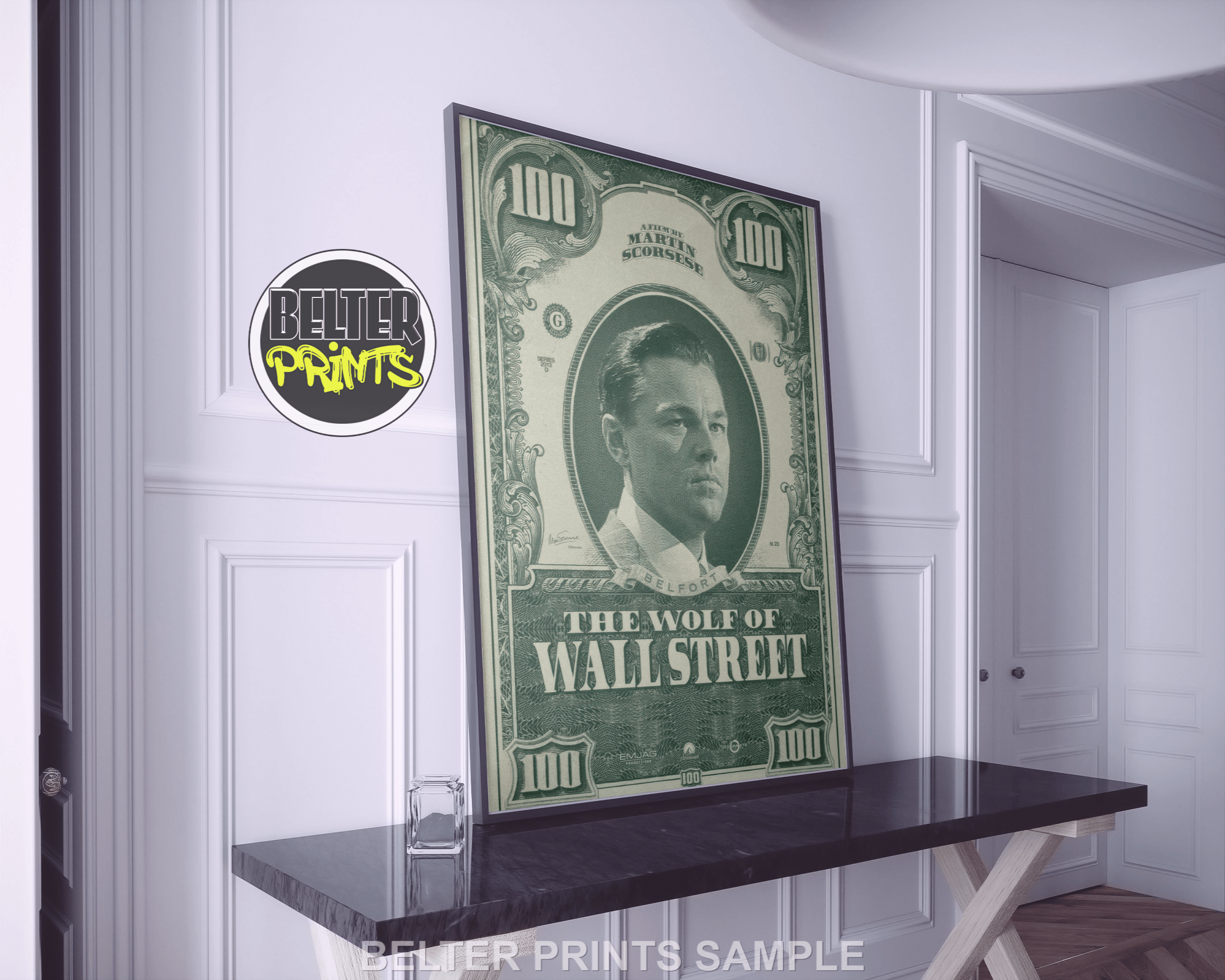 wolf of wall street wall art decor